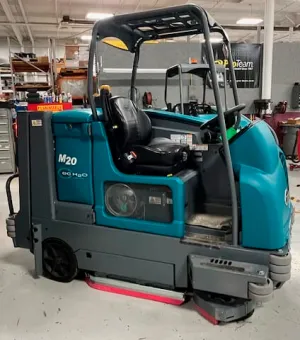 Tennant M20 Sweeper Scrubber with Overhead Guard main image